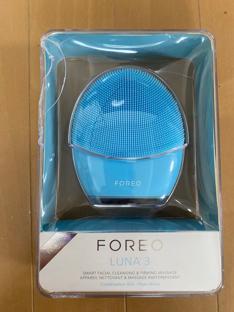 新品未使用　FOREO LUNA 3 ブルー　ケース破損