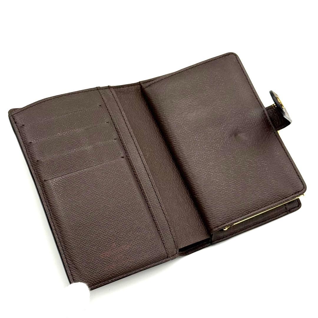 極上美品✨ルイヴィトン ダミエ ヴィエノワ がま口 コンパクト　財布 O11