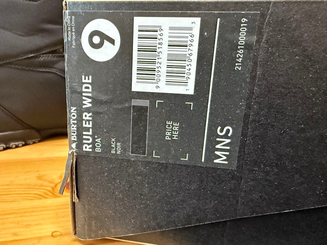 Burton☆ルーラー BOA ワイドスノーボードブーツ ブラック27.0cm