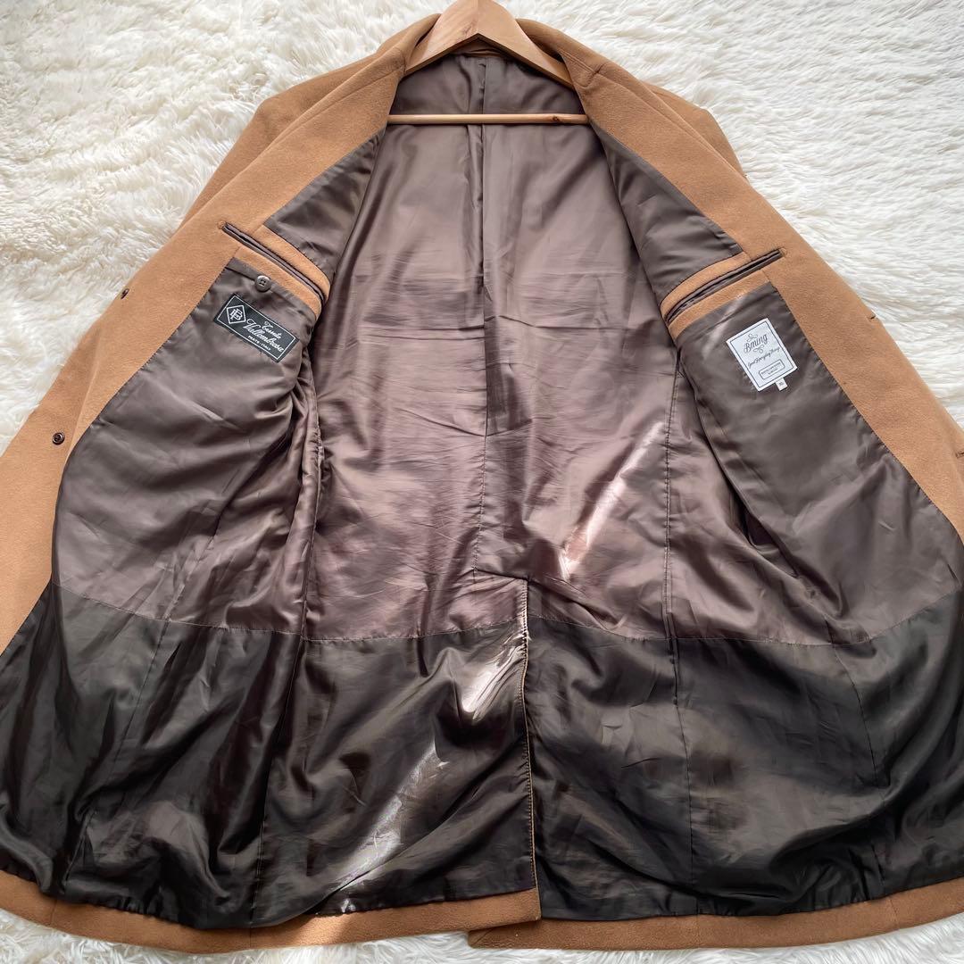 超希少XL✨ビームス　チェスターコート　カシミヤ　アンゴラ　三者混　XL