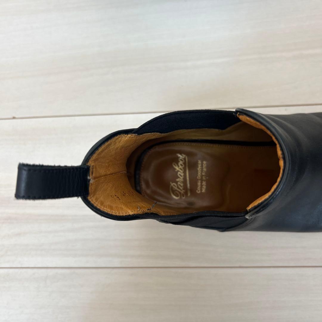 paraboot サイドゴアブーツ ブラック フランス製 パラブーツ 6.5