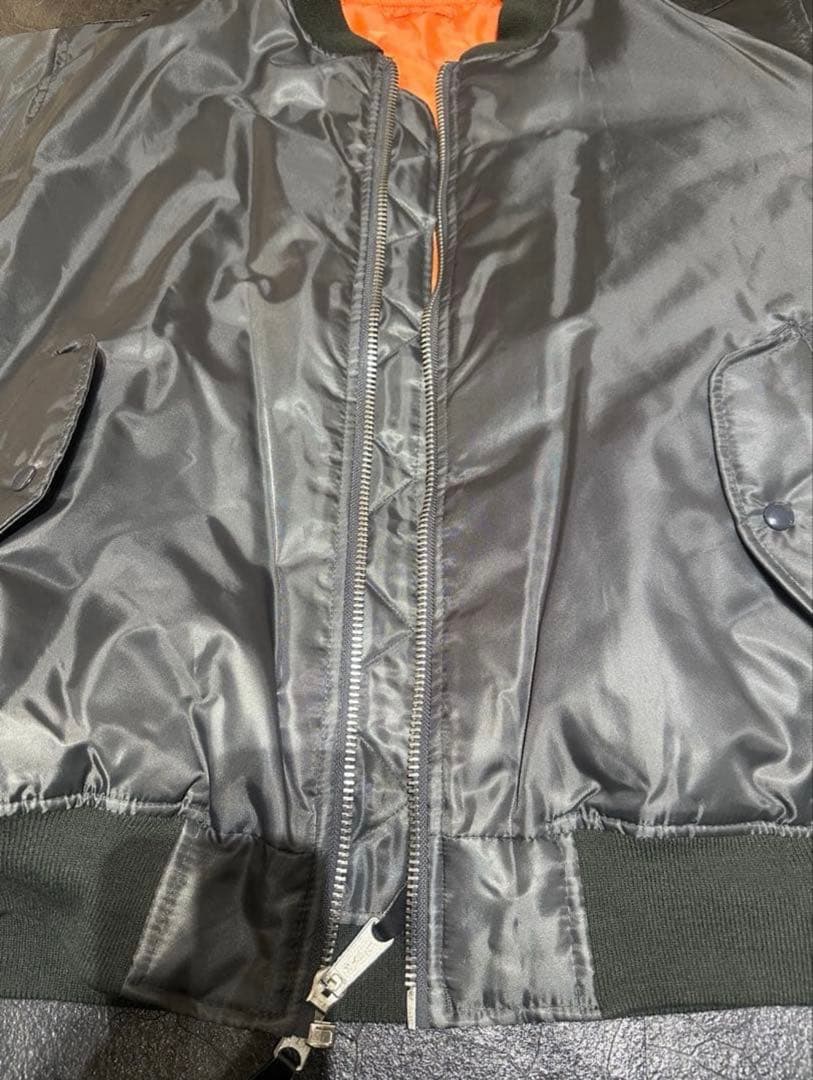 ロスコ　MA-1 フライトジャケット　ガンメタルグレー　ROTHCO 3XL