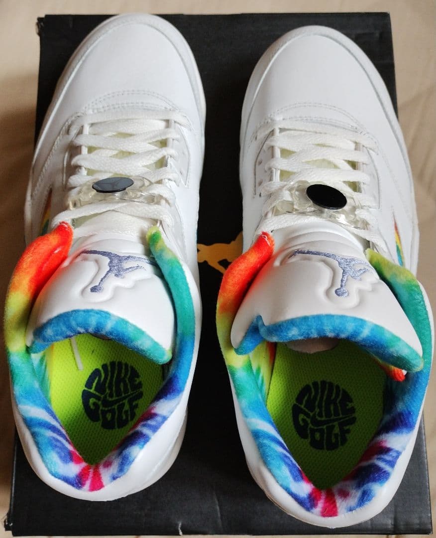 ナイキ エアジョーダン 5 ロー ゴルフ タイダイ 28cm 未使用