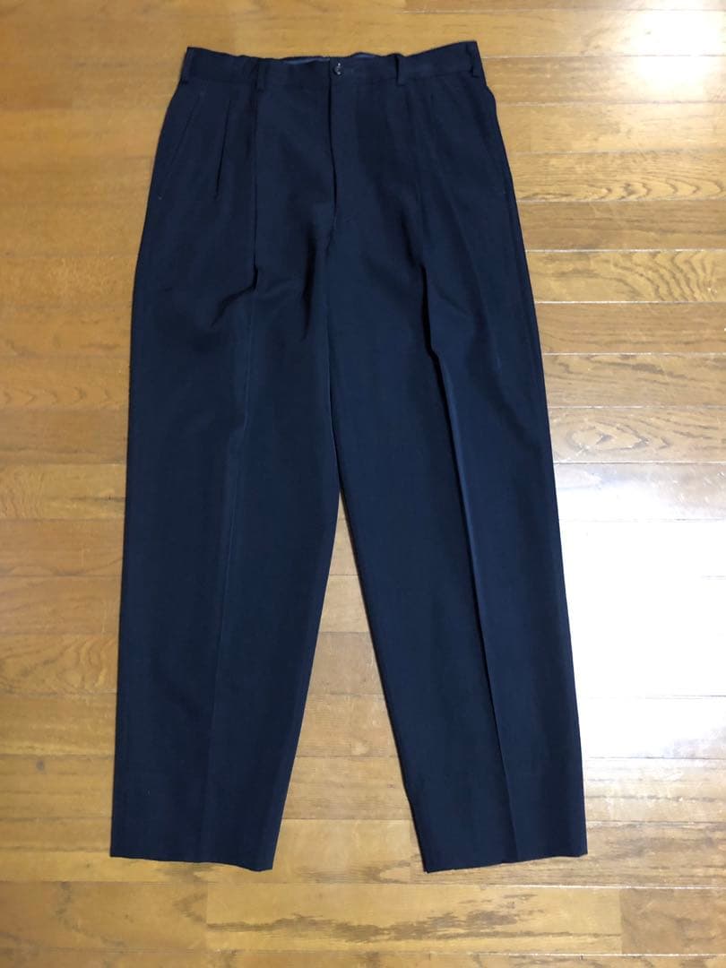 COMME des GARCONS HOMME ウールギャバセットアップネイビー