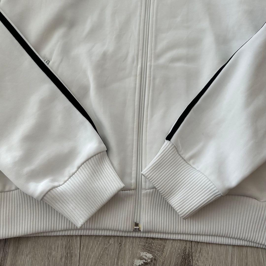 adidas トラックジャケット ジャージ ベッケンバウアー 白黒 O 刺繍