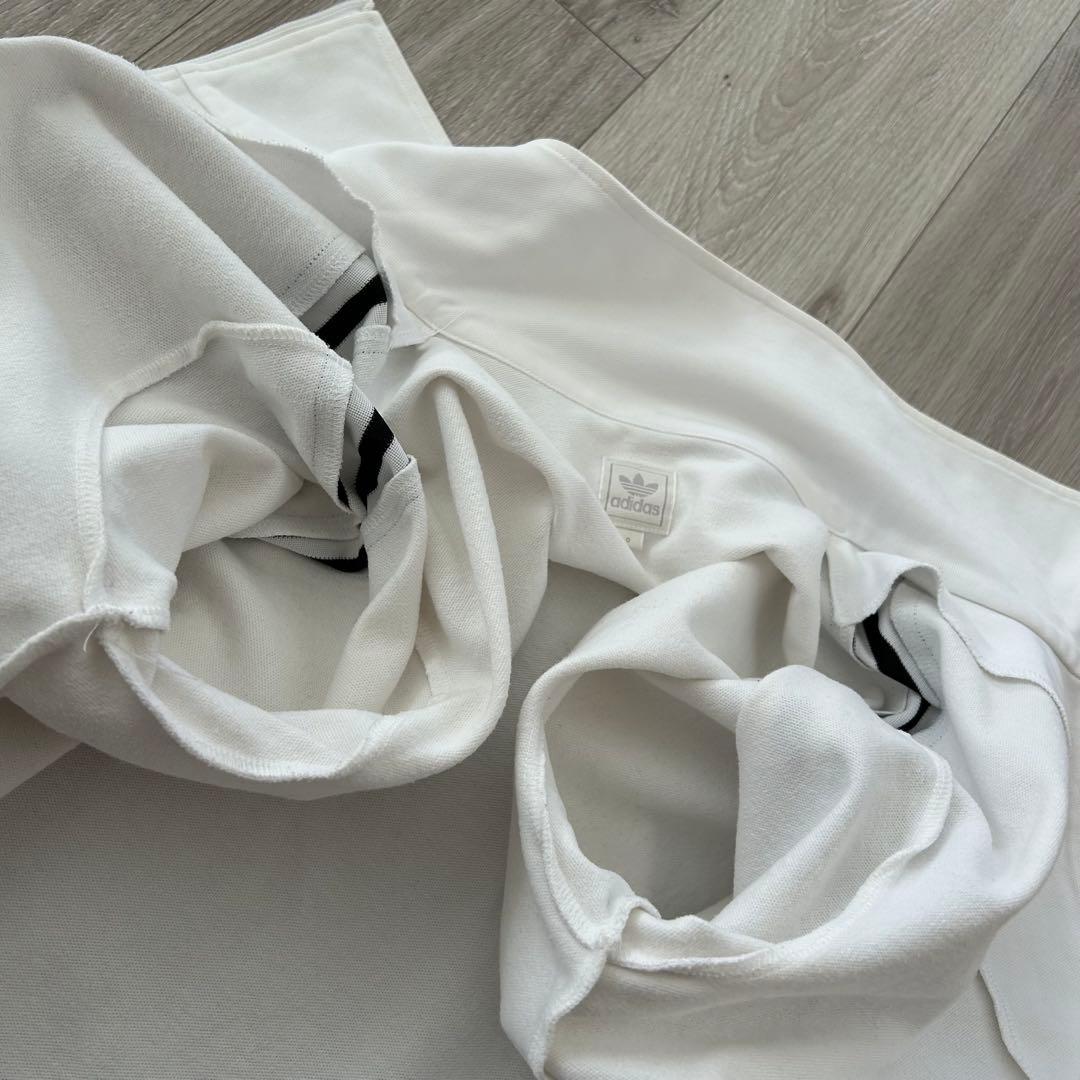 adidas トラックジャケット ジャージ ベッケンバウアー 白黒 O 刺繍