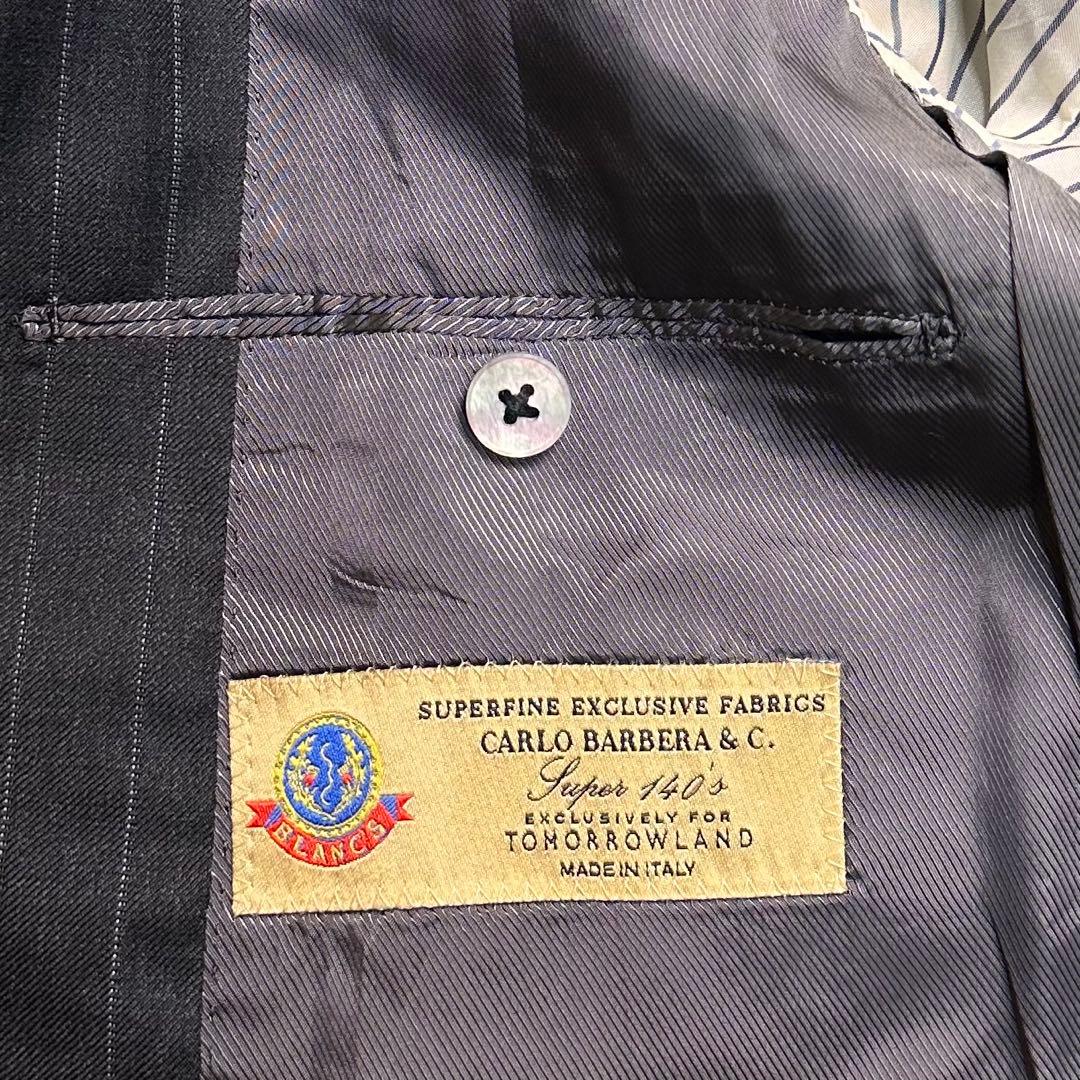 別注 美品 トゥモローランド ピルグリム×高級バルベラ セットアップ 総裏 46