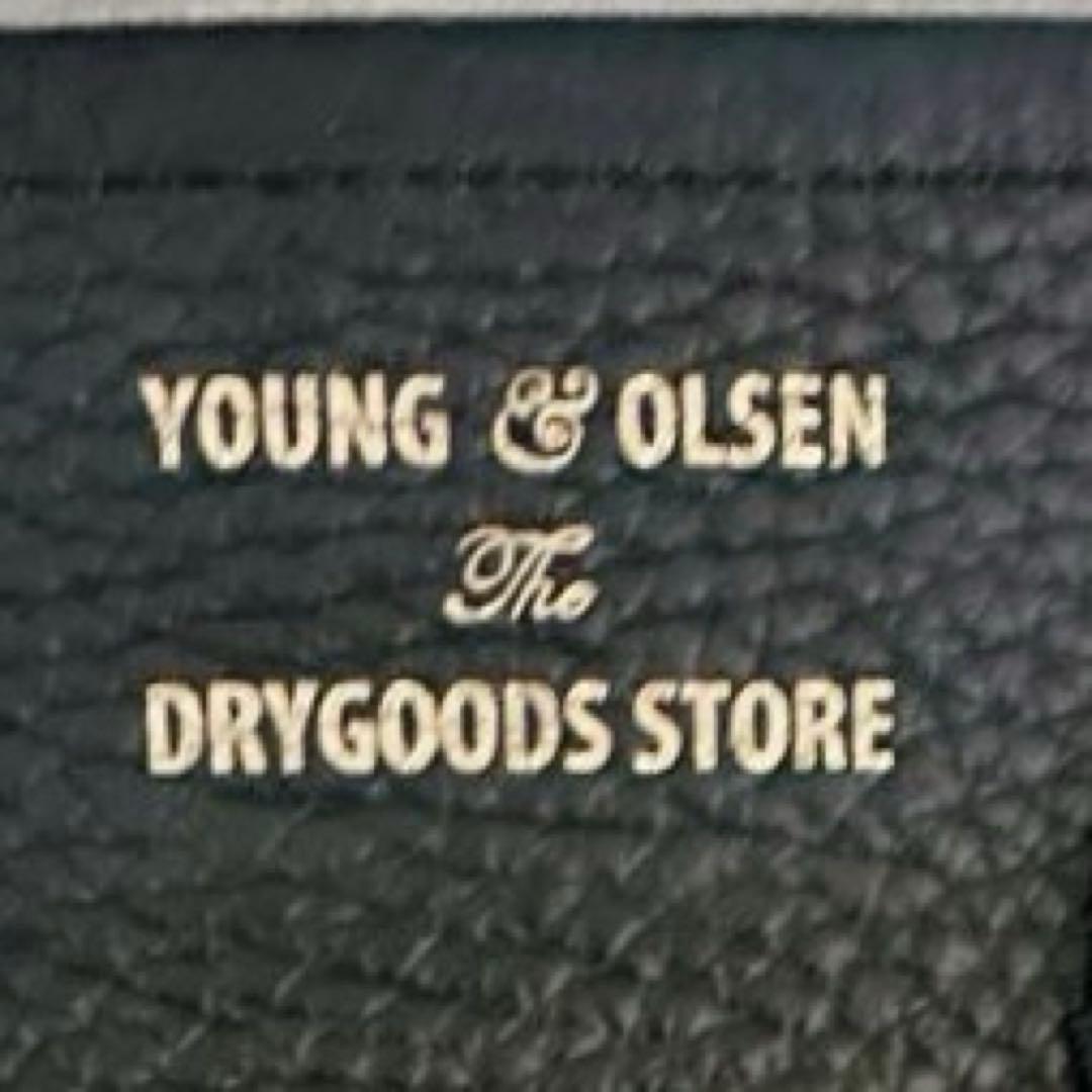 【美品】YOUNG&OLSEN エンボスドレザートート　M 黒
