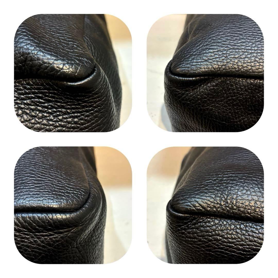 【美品】YOUNG&OLSEN エンボスドレザートート　M 黒