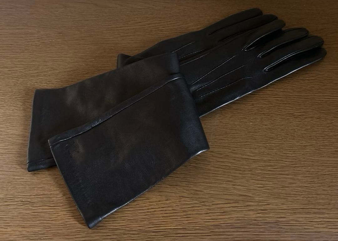 CELINE キュイールアンニュ　ロンググローブ