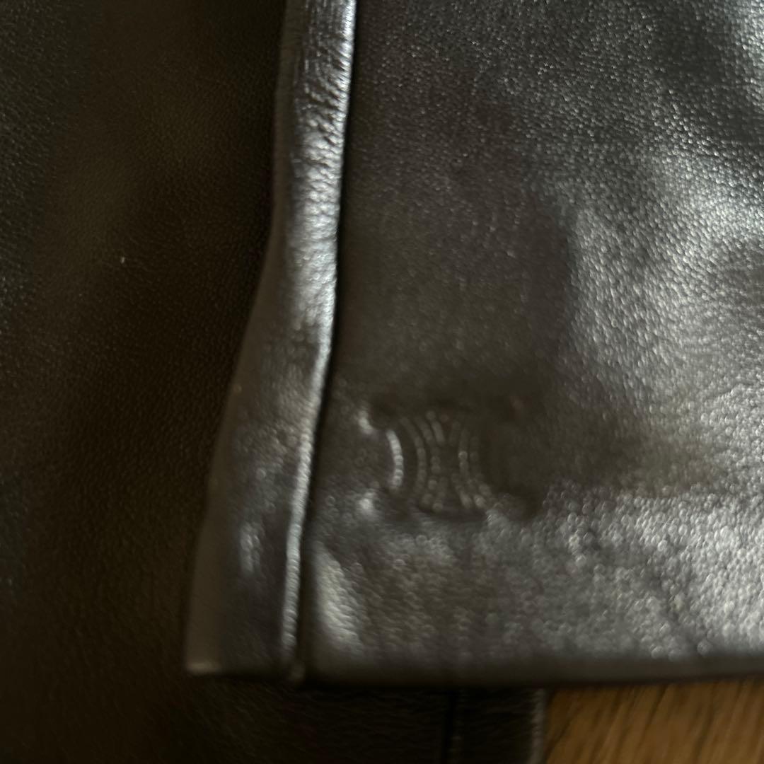 CELINE キュイールアンニュ　ロンググローブ
