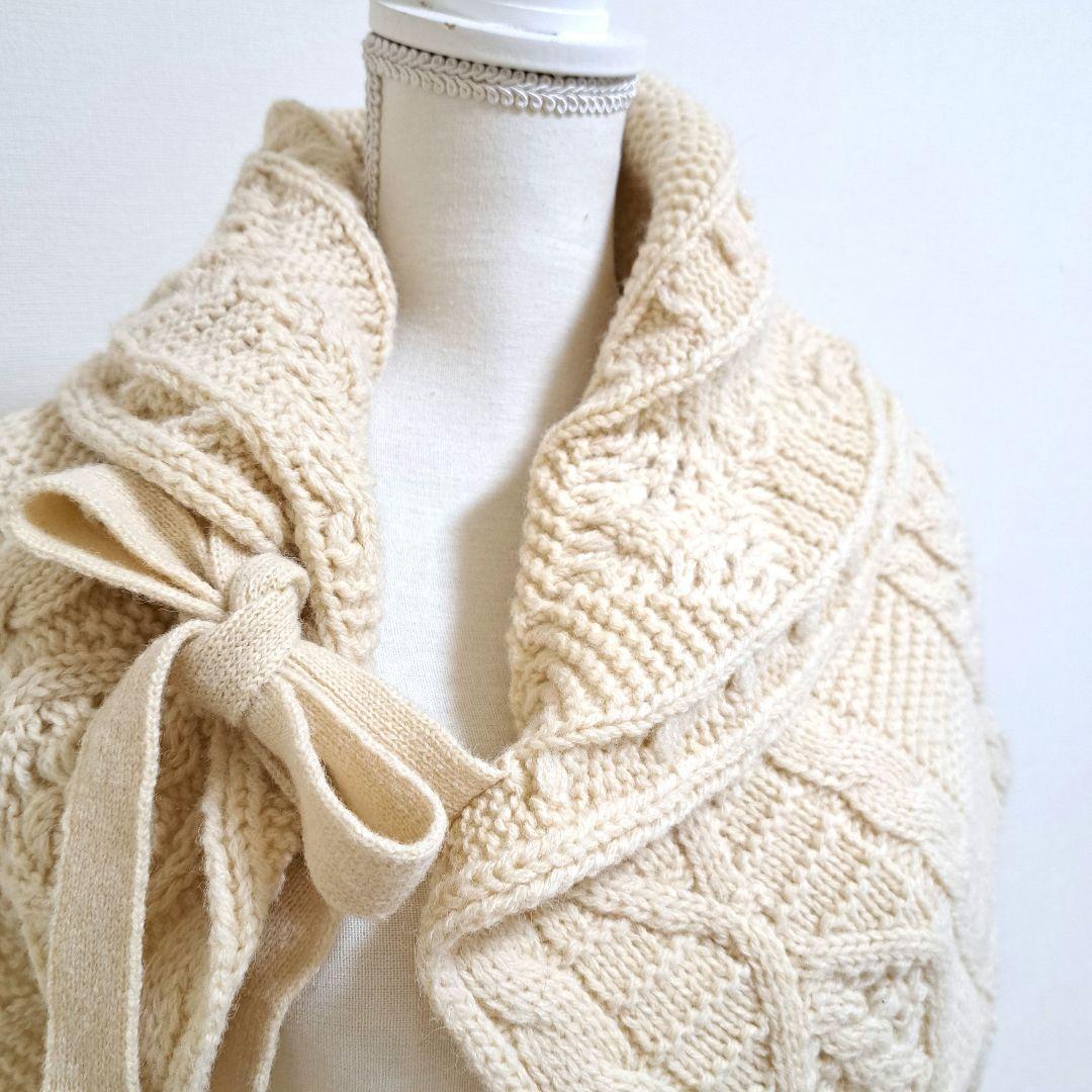 tricot COMME des GARÇONS ニットベスト　ポンチョ　羽織り