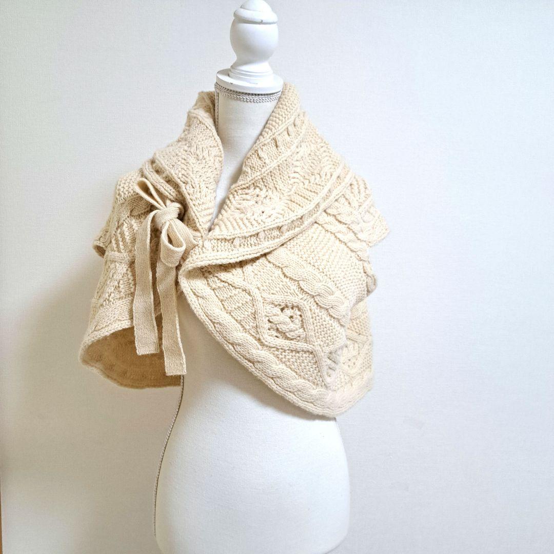 tricot COMME des GARÇONS ニットベスト　ポンチョ　羽織り