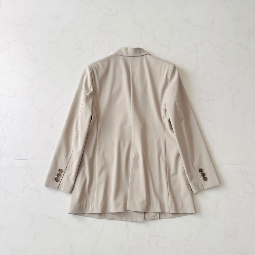 ウィム ガゼット 美品✨ダブルストレッチジャケット ベージュ