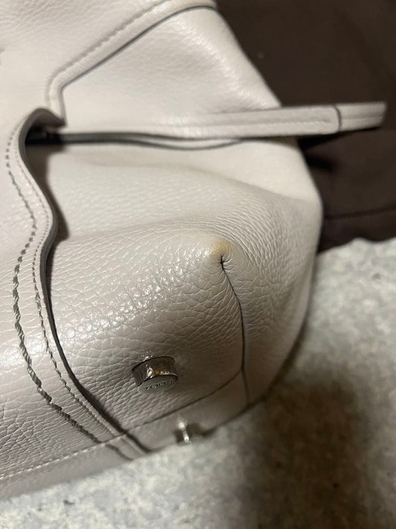 TOD’S トッズ ダブルT トートバッグ 2way シボ革