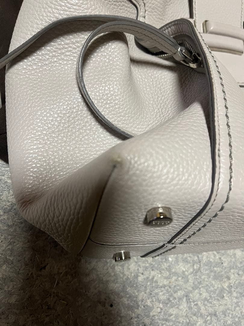 TOD’S トッズ ダブルT トートバッグ 2way シボ革