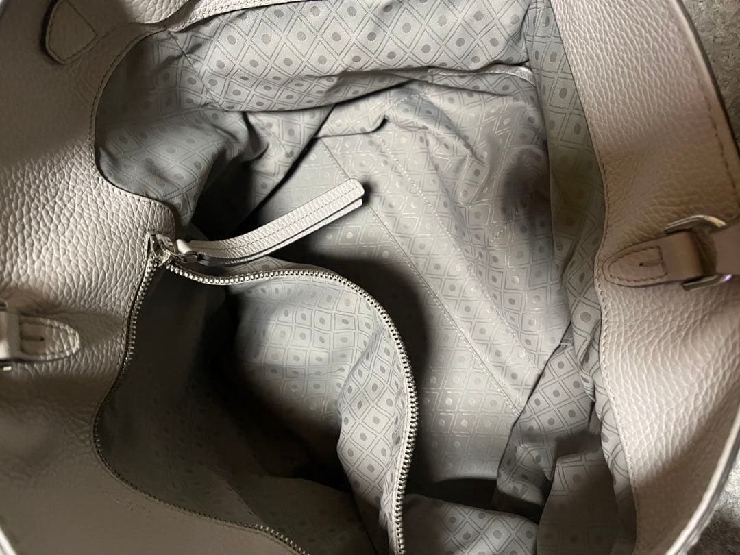 TOD’S トッズ ダブルT トートバッグ 2way シボ革