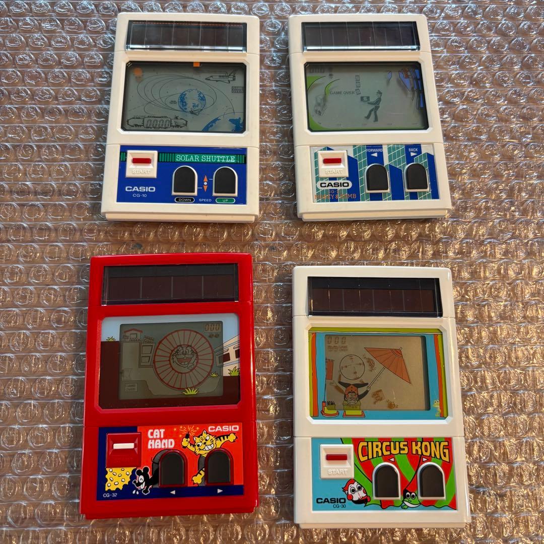 美品　CASIO GameWatch CATHAND ゲームウォッチ　4個セット