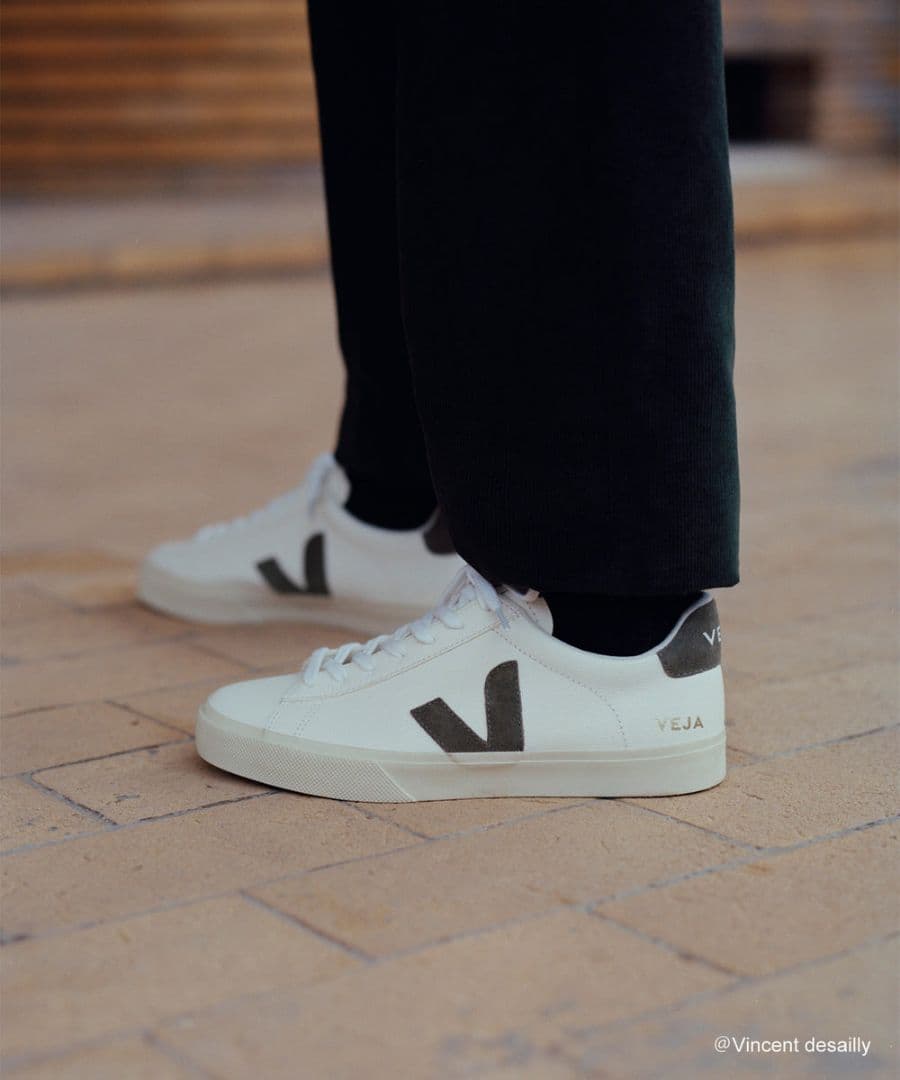 VEJA / “CAMPO” スニーカー 　ホワイト×カーキブラウン