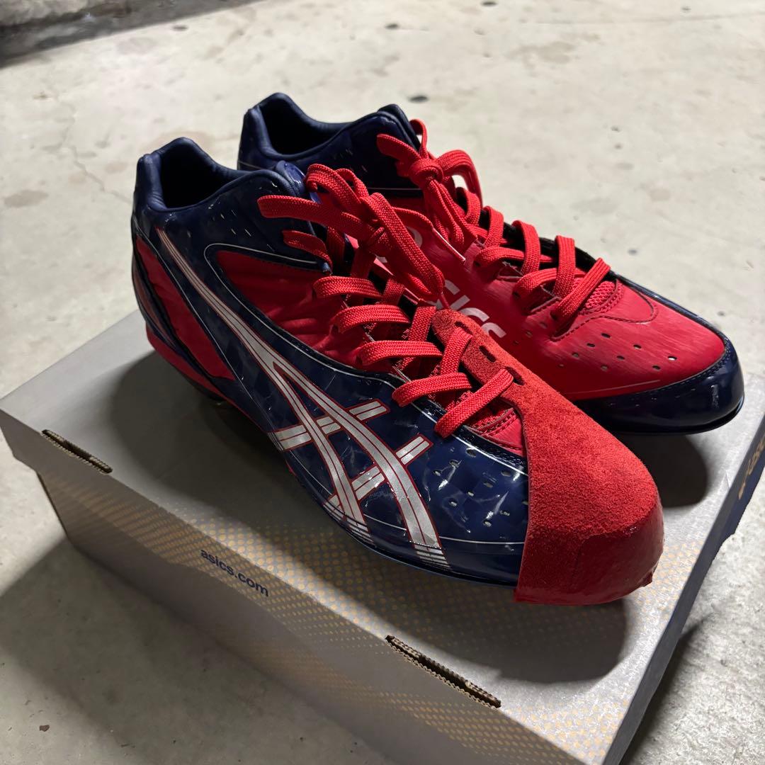 新品　asics アシックス　野球　スパイク　27cm SFS701