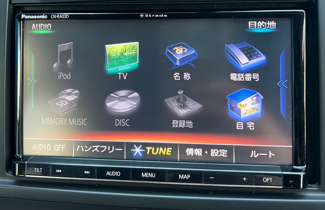 動作OK☆CN-RA03D パナソニック ストラーダ 2016