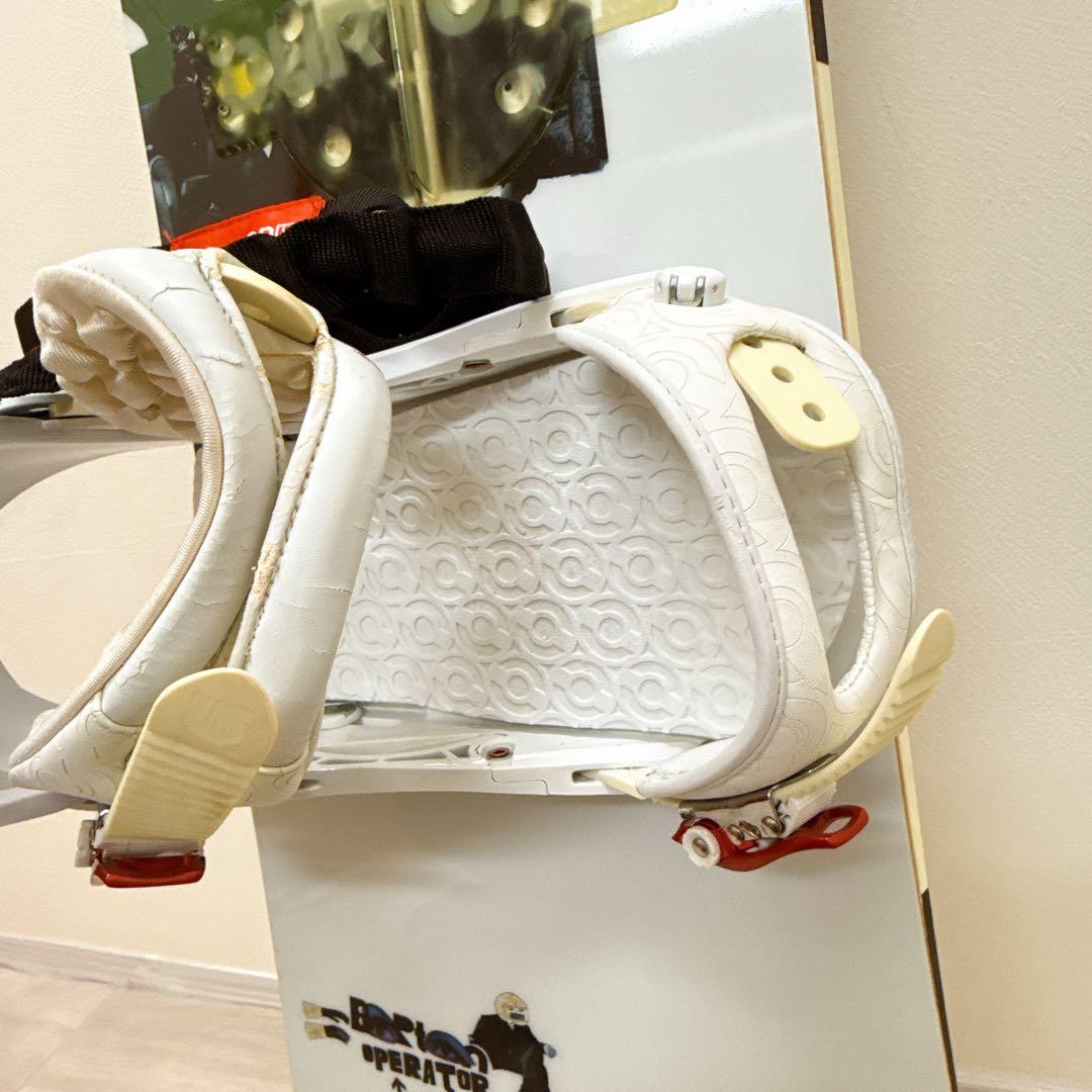 【良品　BURTON】OPRETAOR W160 160cm スノーボードセット