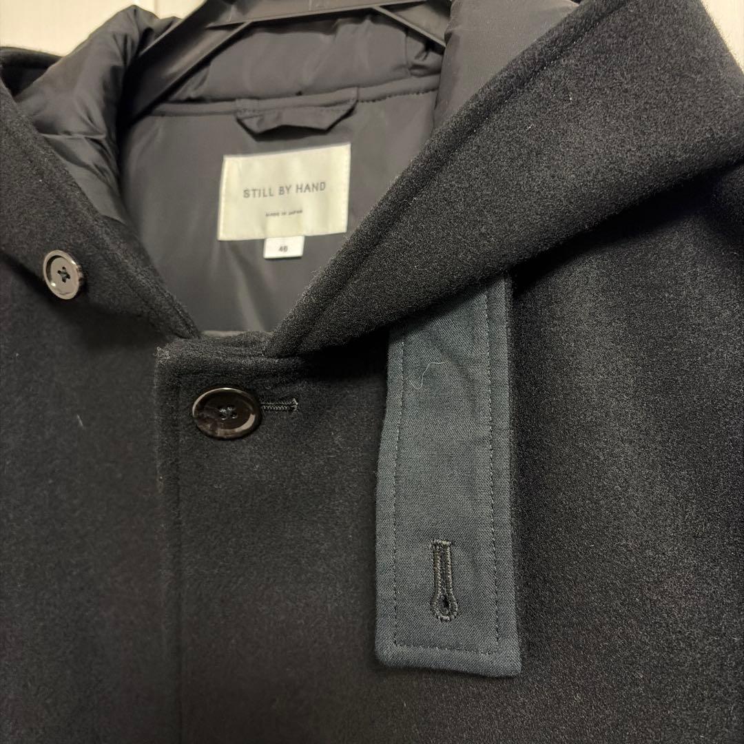 STILL BY HAND スティルバイハンド メルトンウールコート ブラック
