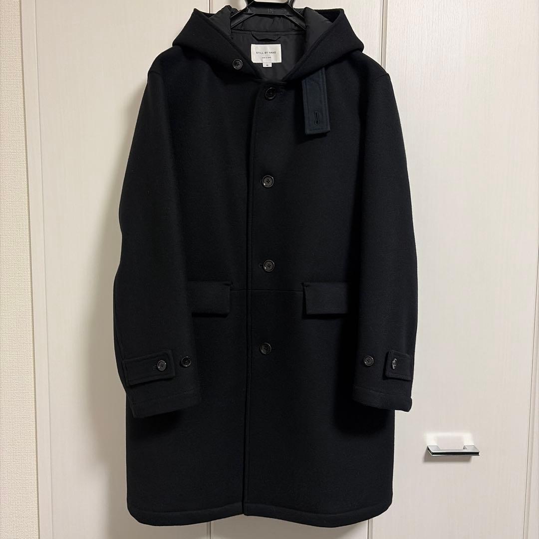 STILL BY HAND スティルバイハンド メルトンウールコート ブラック