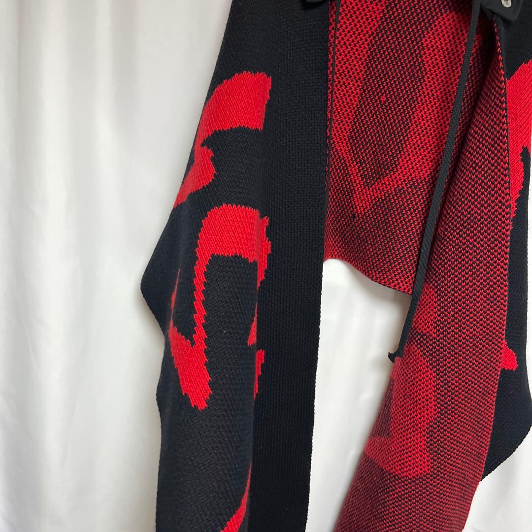 新品 CVTVLIST カタリスト CTLS フードマフラー　パーカー ニット黒