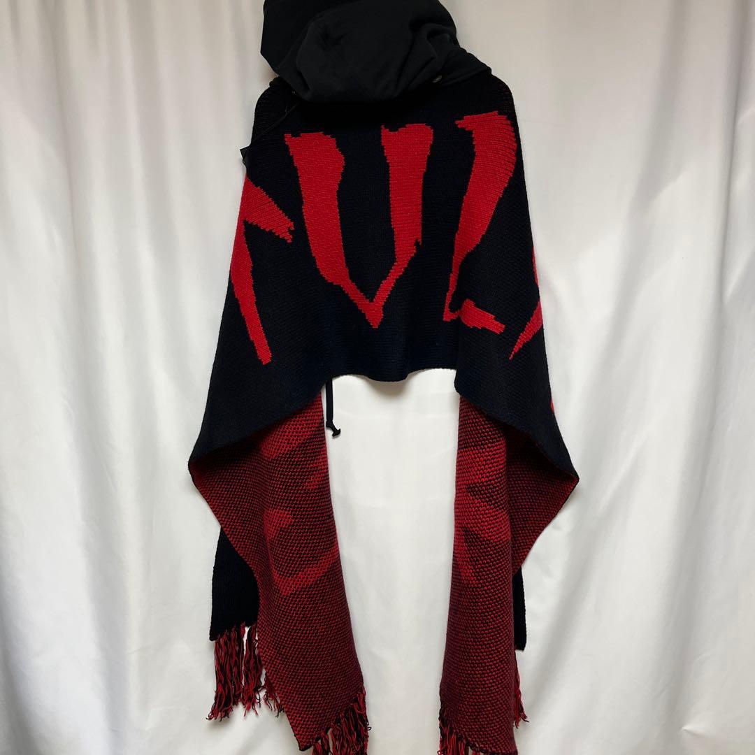 新品 CVTVLIST カタリスト CTLS フードマフラー　パーカー ニット黒