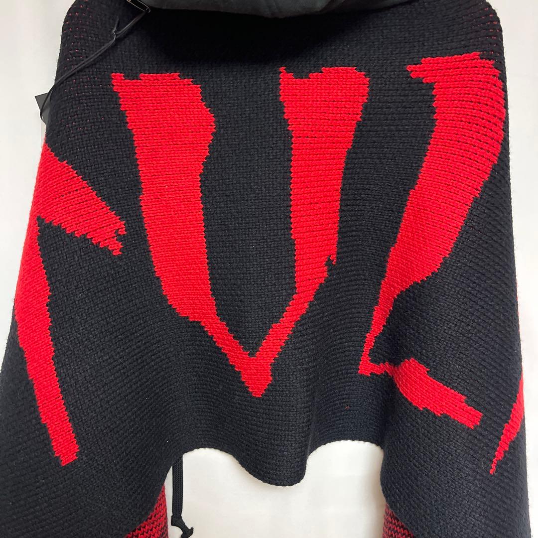 新品 CVTVLIST カタリスト CTLS フードマフラー　パーカー ニット黒