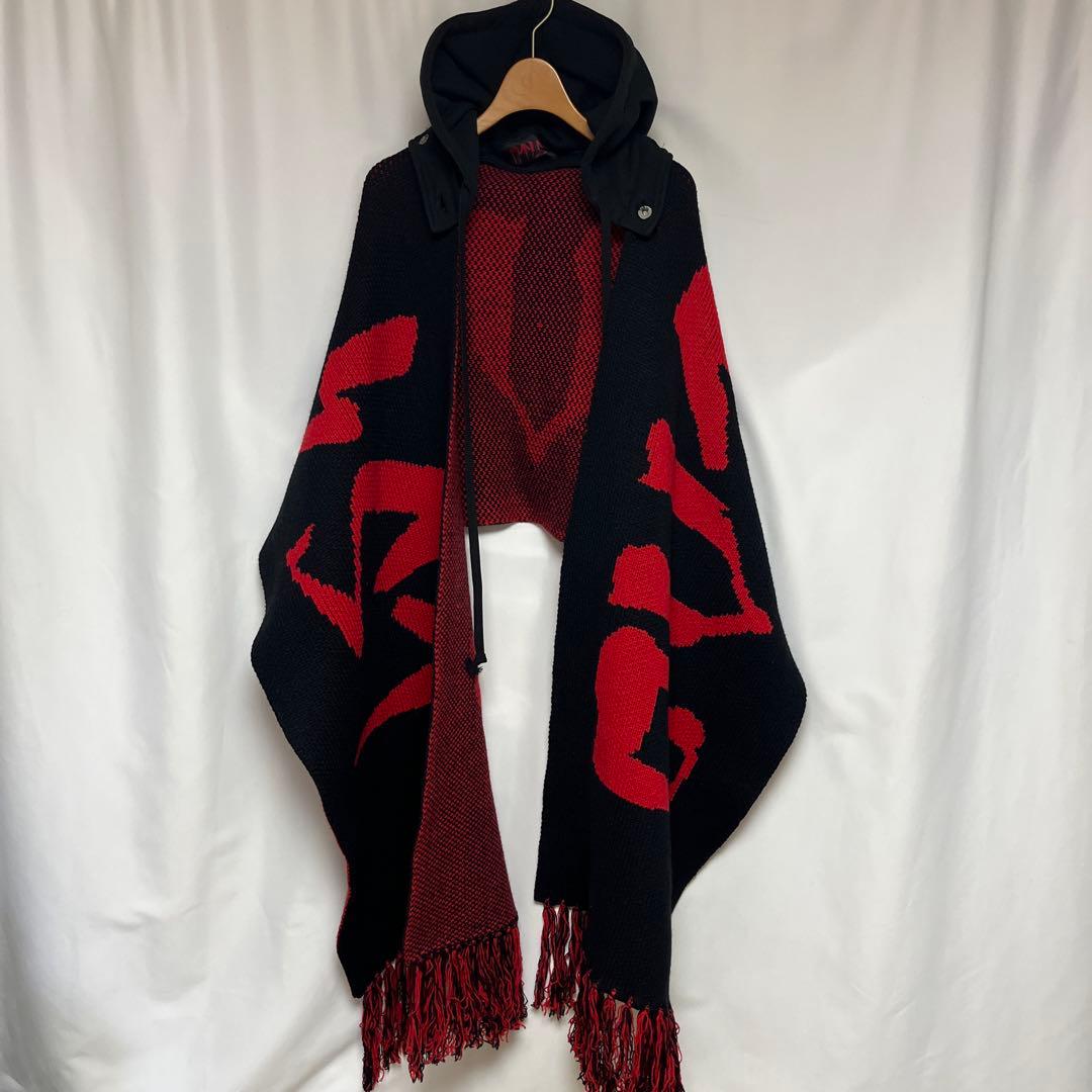 新品 CVTVLIST カタリスト CTLS フードマフラー　パーカー ニット黒