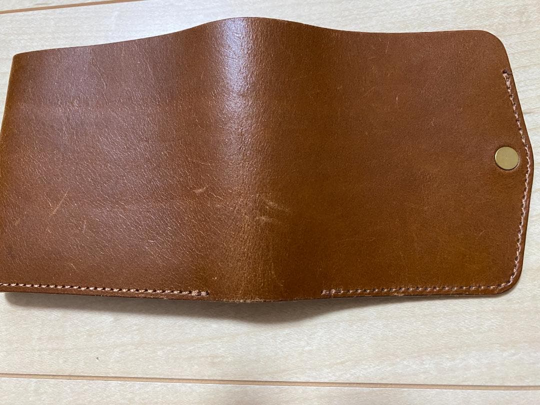 小さく薄い財布SAKU ver.3 Buttero Whiskey ブラウン 茶