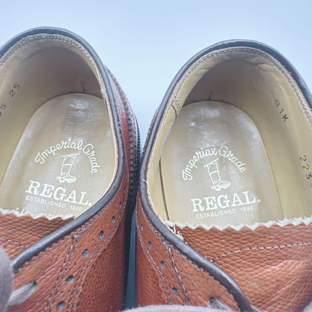 REGAL インペリアルグレード 2235 ウイングチップ メダリオン 25EE