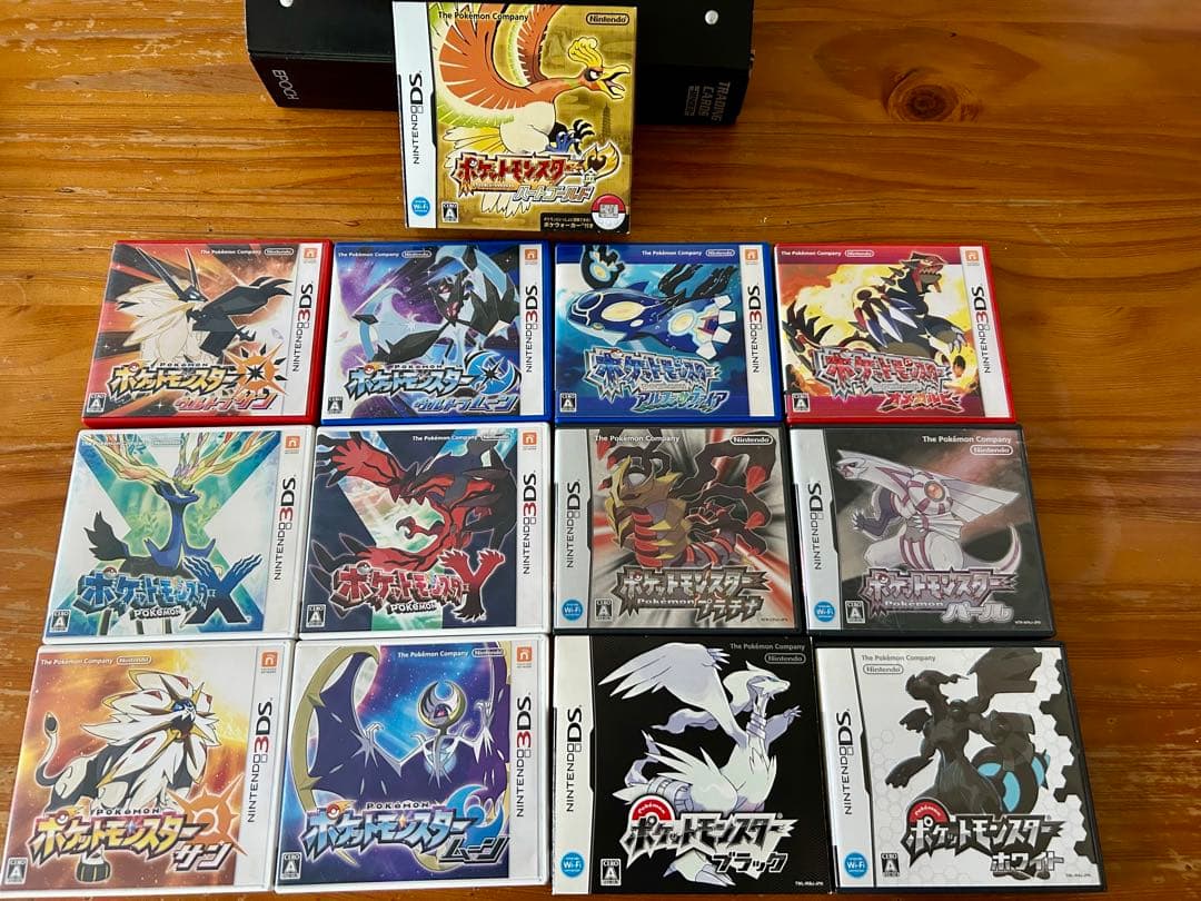 ポケモン　3dsソフト　dsソフト　13本セット　まとめ売り　ポケウォーカー付き