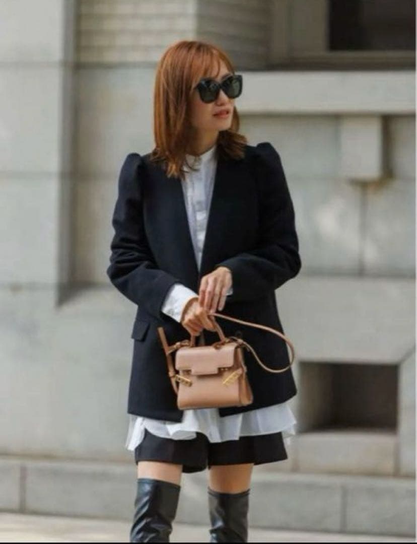 【美品】anplegant アンプレガント　ジャケットコート