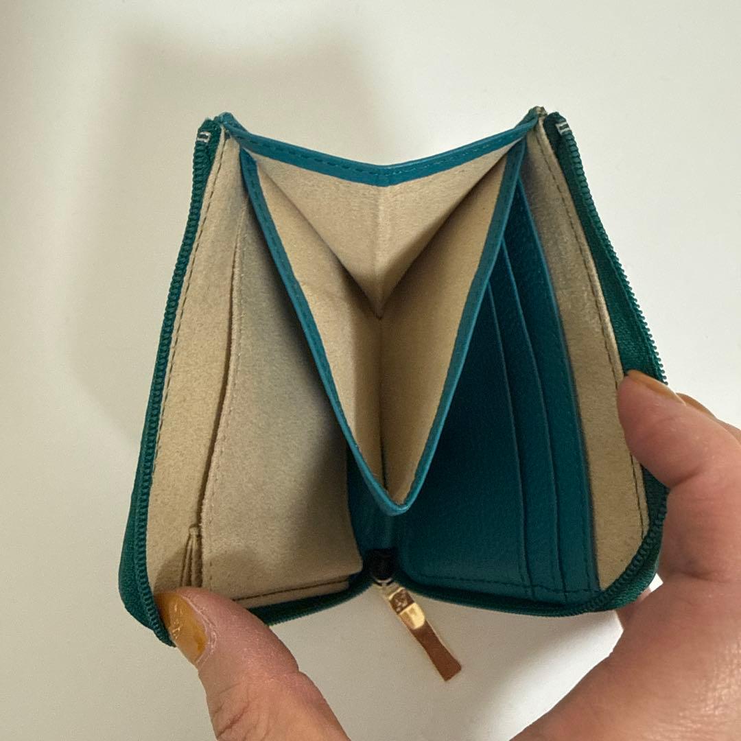 ATAO milimo(ミリモ)クラリティ　ミニ財布　エバーグリーン