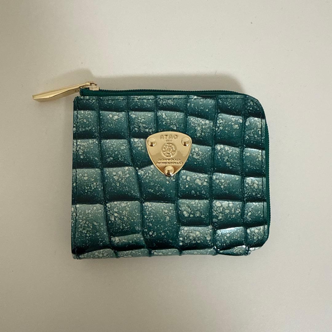 ATAO milimo(ミリモ)クラリティ　ミニ財布　エバーグリーン