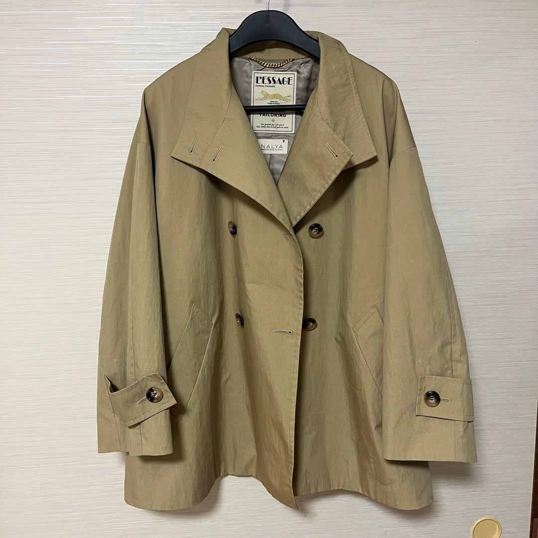 ジャーナルスタンダード レサージュ NALYA スタンドダブル ショートコート