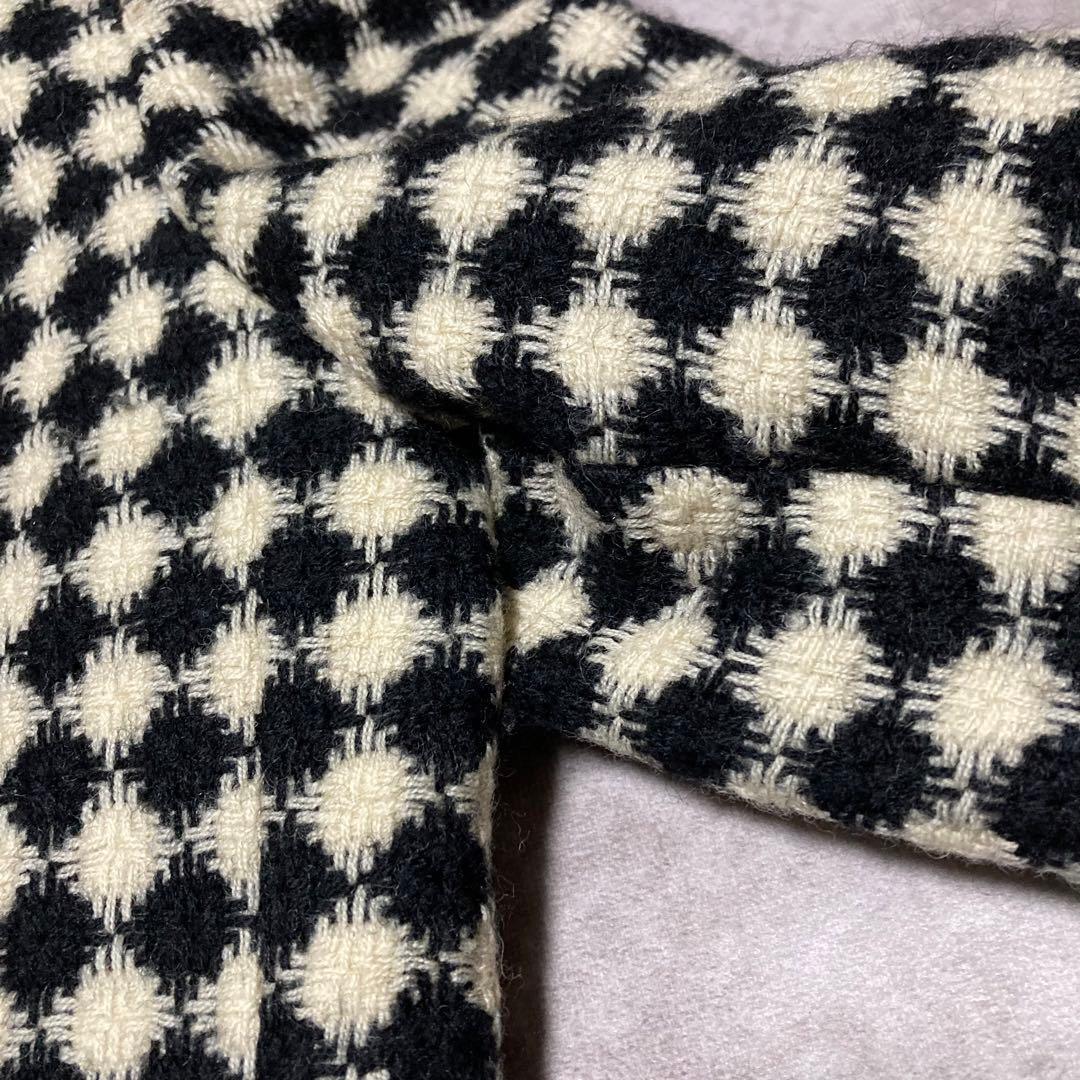 フェンディ　FENDI （USA10） ウールテーラードジャケット　ひし形柄