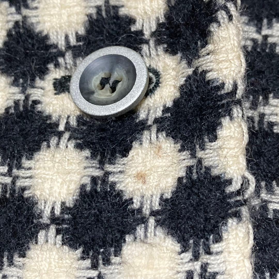 フェンディ　FENDI （USA10） ウールテーラードジャケット　ひし形柄