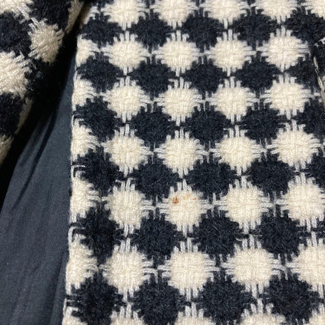 フェンディ　FENDI （USA10） ウールテーラードジャケット　ひし形柄