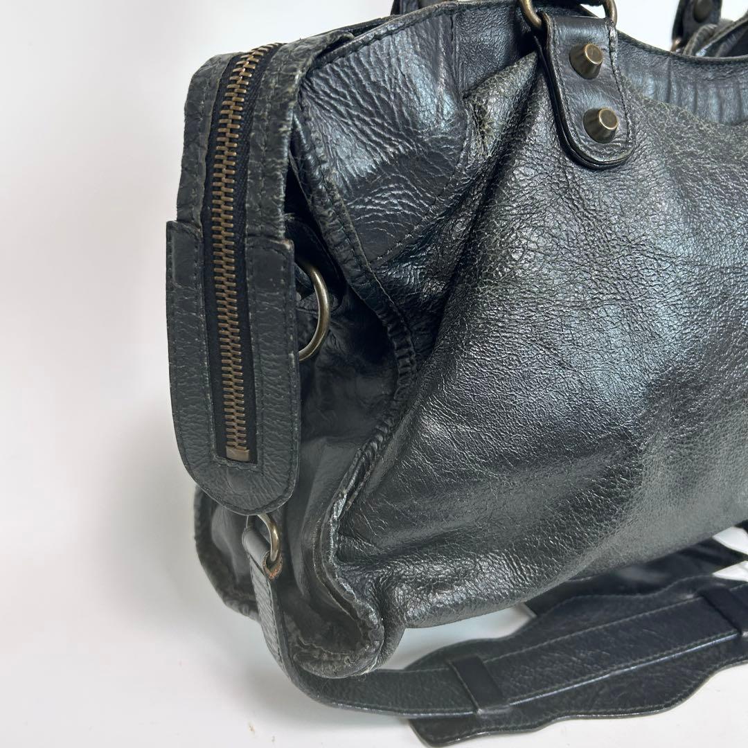 バレンシアガ BALENCIAGA シティ ブラック ショルダー付