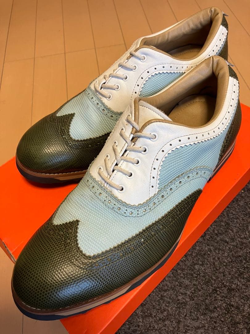 【超レア・美品】 Zoy ゾイ 本革 日本製 ゴルフシューズ 27cm