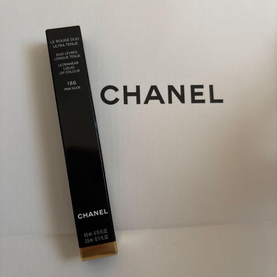 【新品・未開封】シャネル ルルージュデュオウルトラトゥニュ 186 ピンクヌード