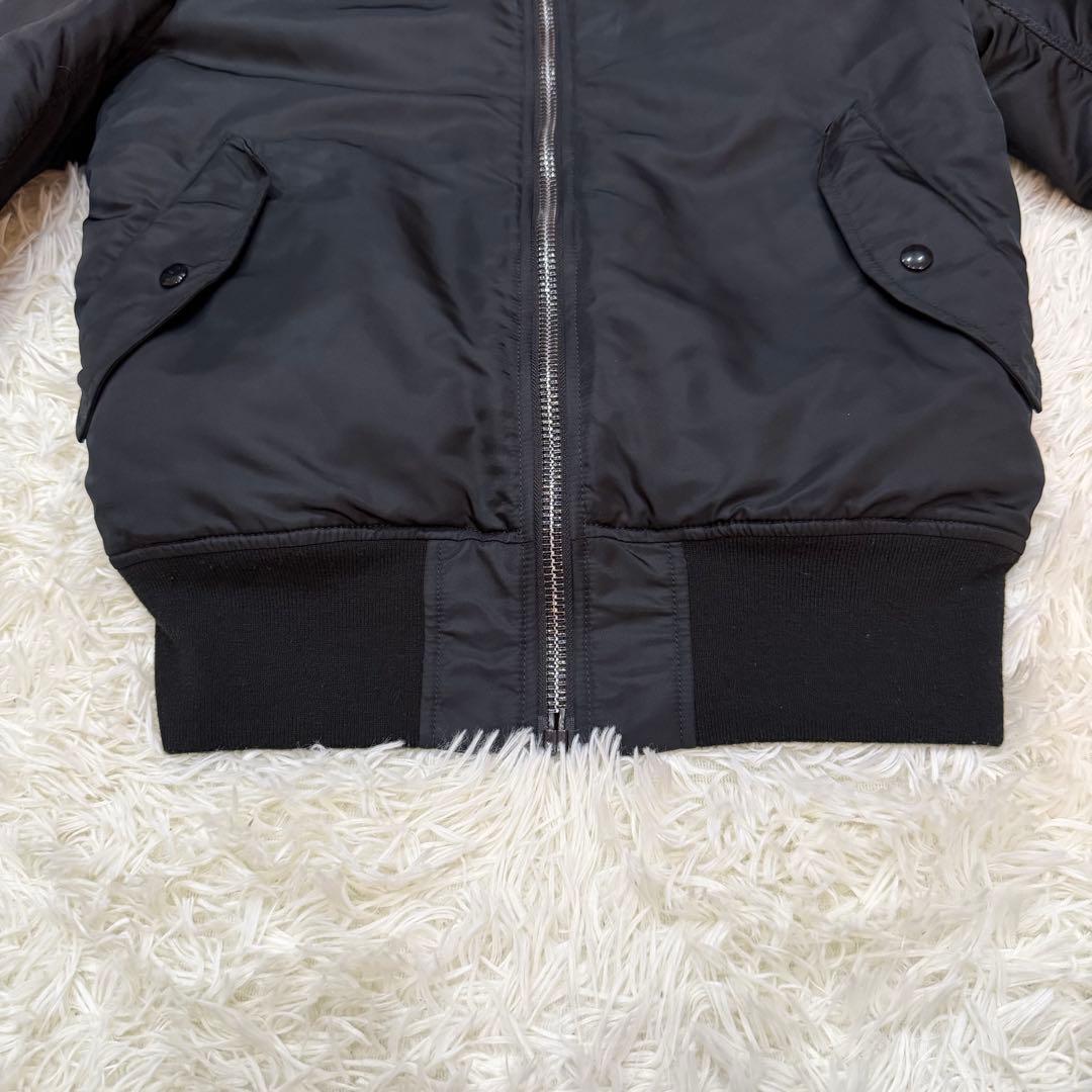 1806　アルファインダストリーズ　MA-1フライトジャケット　Mサイズ　黒