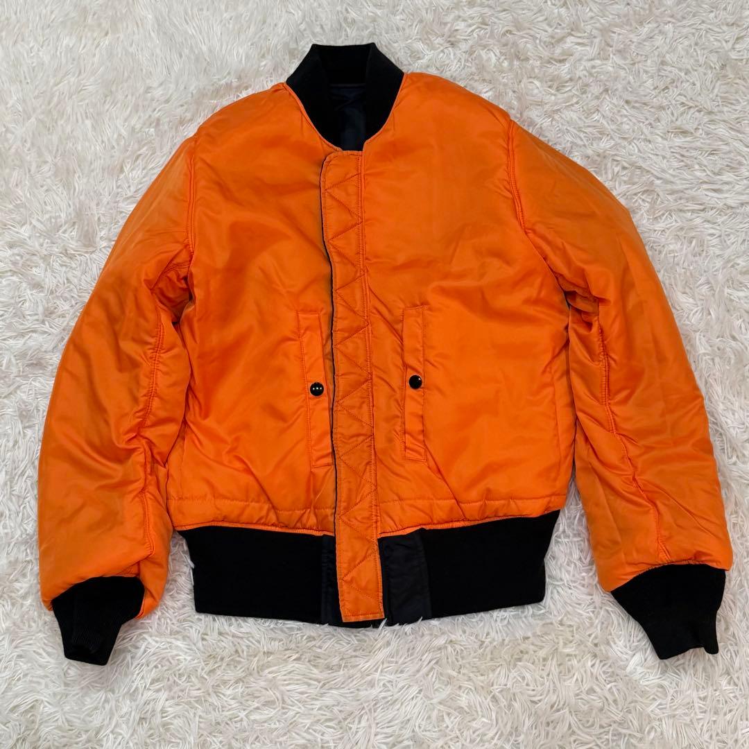 1806　アルファインダストリーズ　MA-1フライトジャケット　Mサイズ　黒