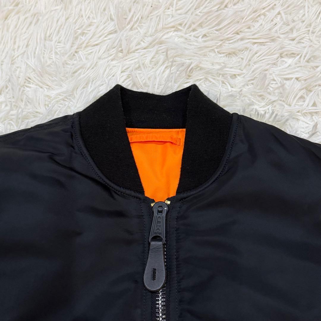 1806　アルファインダストリーズ　MA-1フライトジャケット　Mサイズ　黒