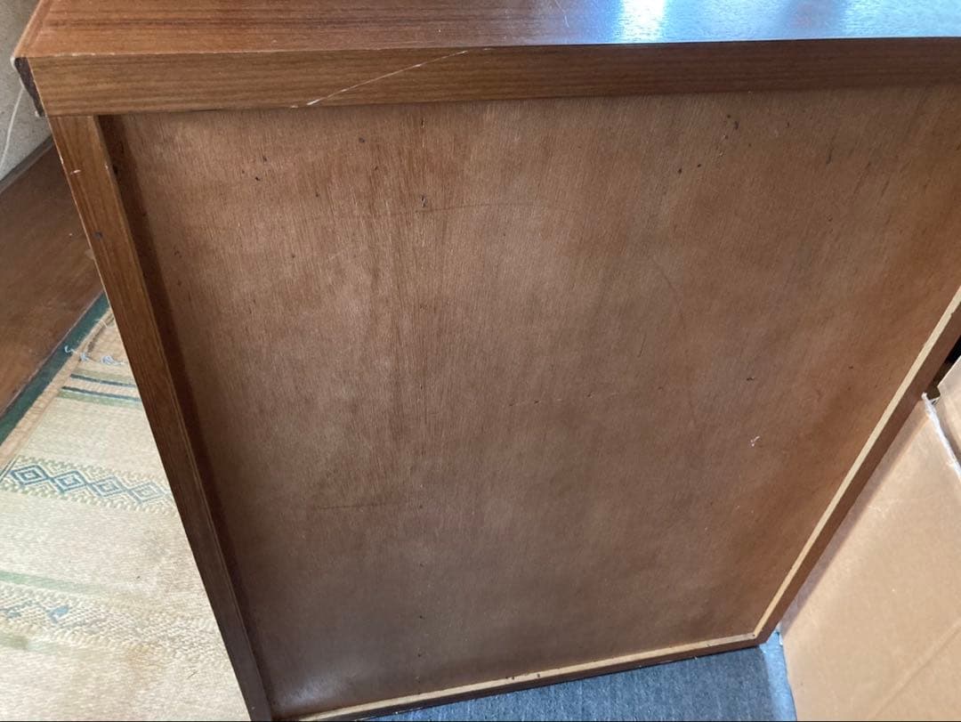 最終値下　木製シューズラック ダイヤモンドパターン 天然木