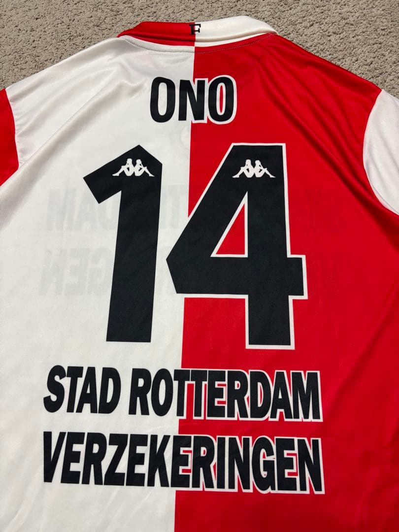 サッカー　kappa フェイエノールト　ユニフォーム　小野伸二選手